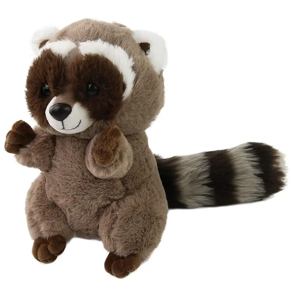 realistic raccoon stuffed animal