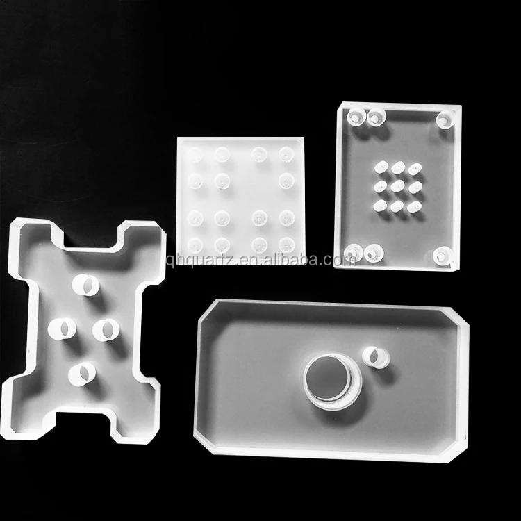 thick square quartz disc