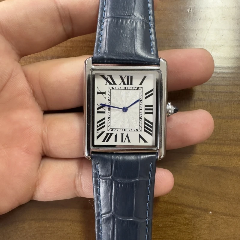 2023 Rectangle Luxury Brand Series Men's Rectangular Watch Classic ...
