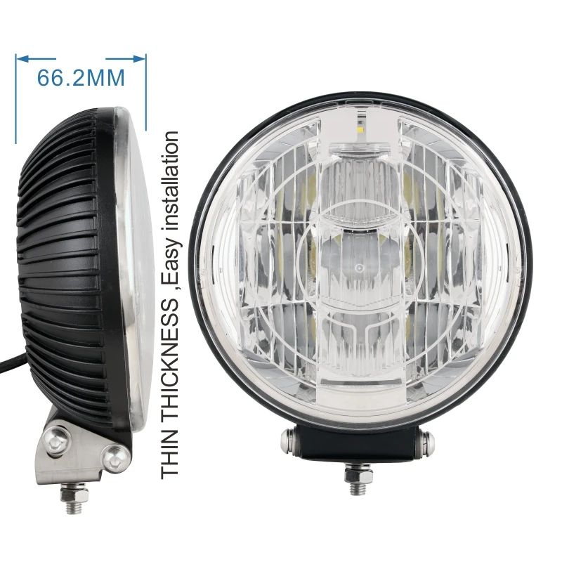 automatic heated lens 7 inch 9 inch round led driving light