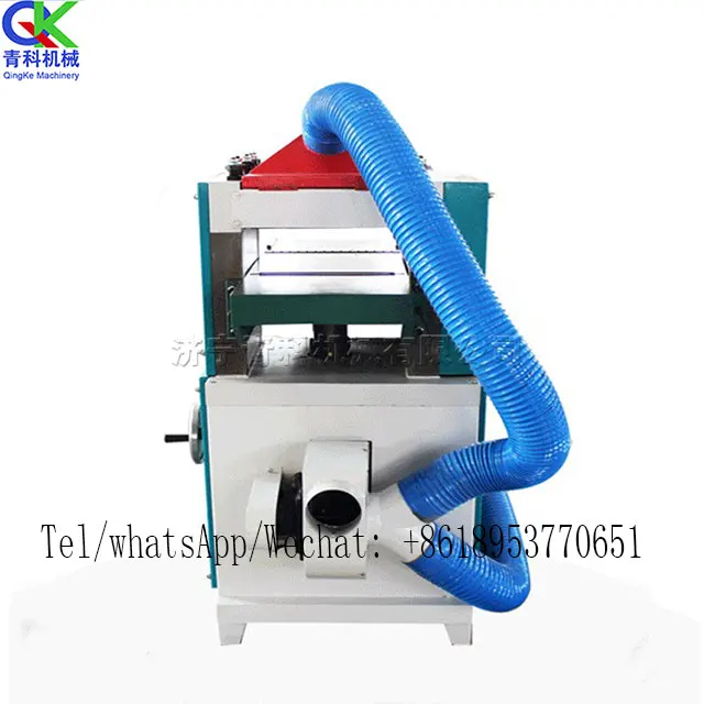 Automatic double side wood planer machine 6KW thicknesser wood planer for wood working is of high efficiency