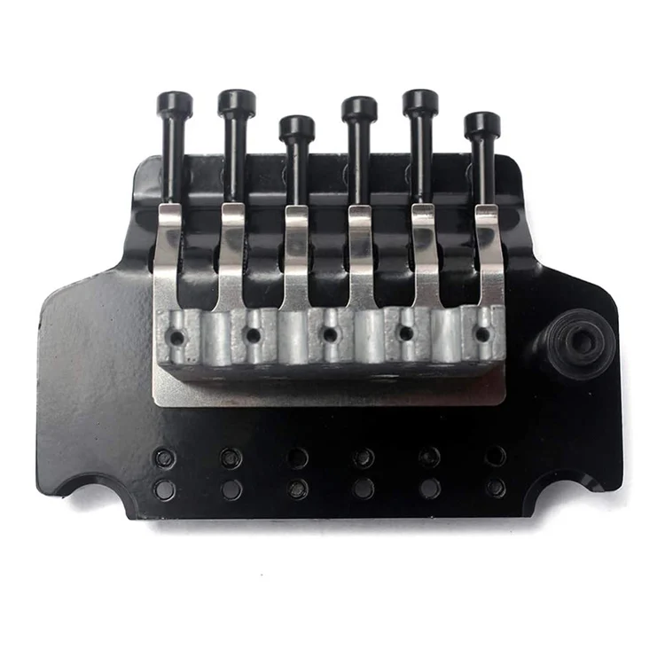 Black Floyd Rose Double Locking Tremolo System 6 String Guitar Bridge For Electric Guitar