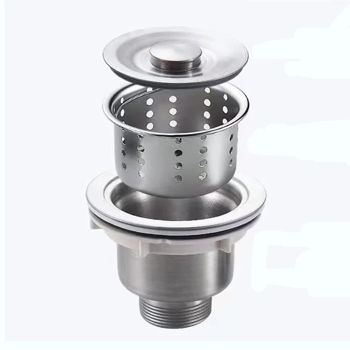 Bangqi Strainer Kitchen 110mm 140mm Stainless Steel Kitchen Sink Drain