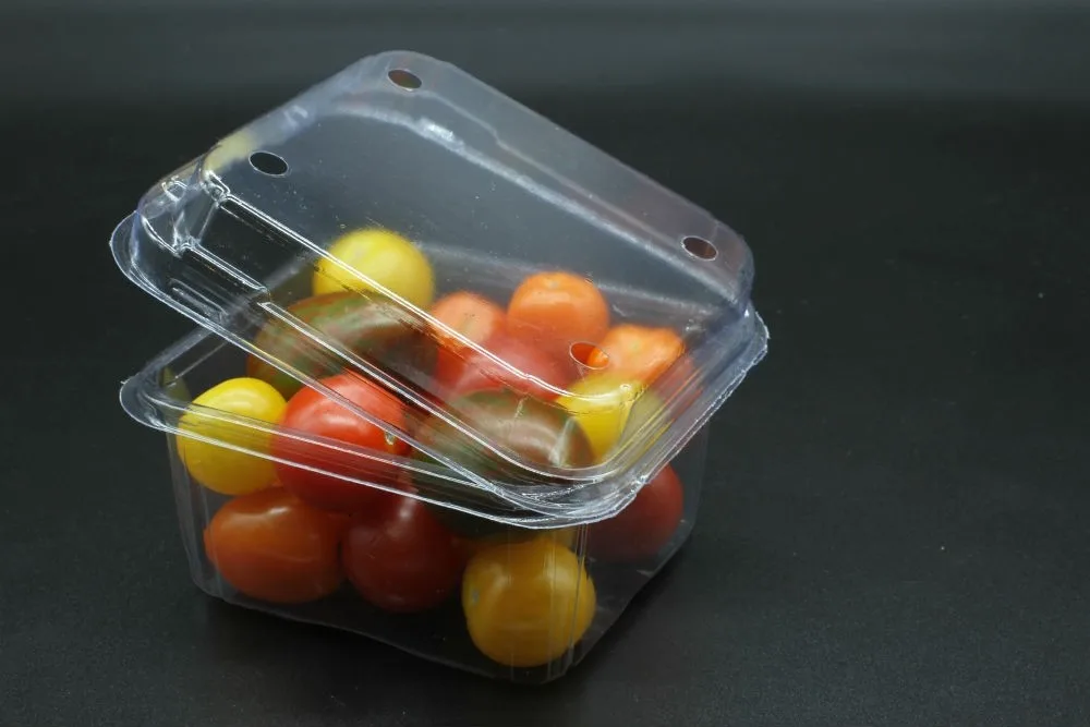 热销透明 pet 塑料水果吸塑包装托盘