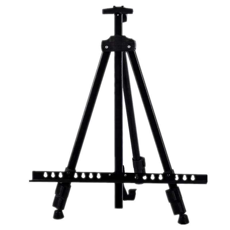 Black Telescoping Metal Lightweight Iron Easel Canvas Painting Stand