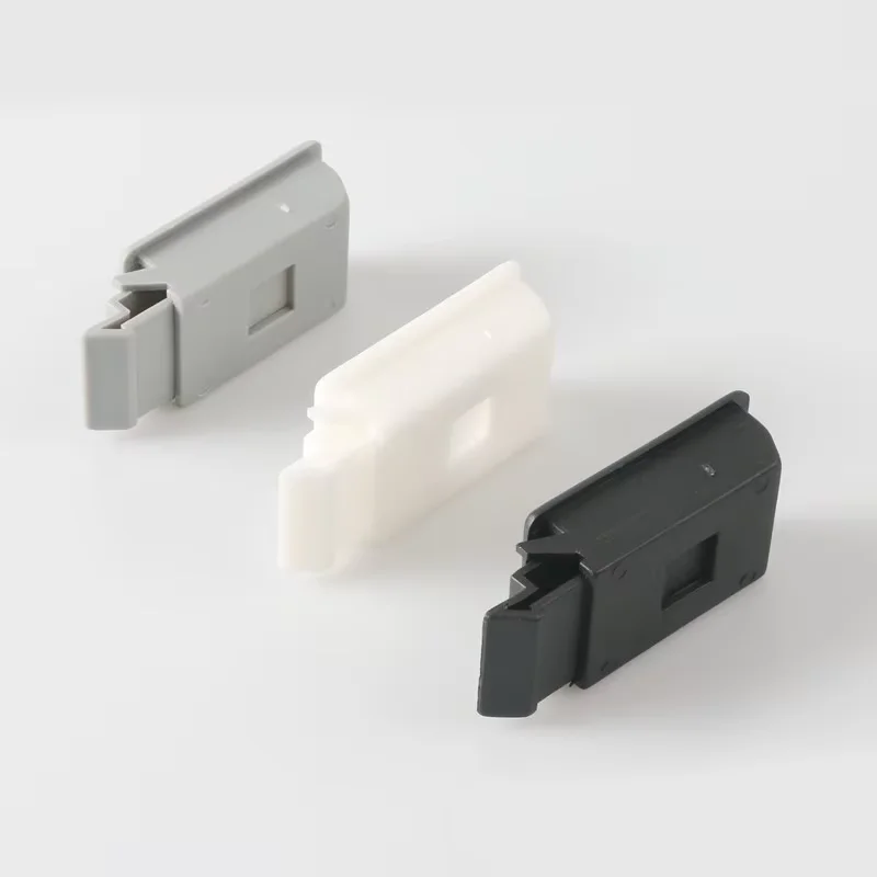 DK725-3B Hardware Concealed Handle ABS Nylon Plastic Drawer File Cabinet Electrical Box Cabinet Door Latch Lock MS725 details