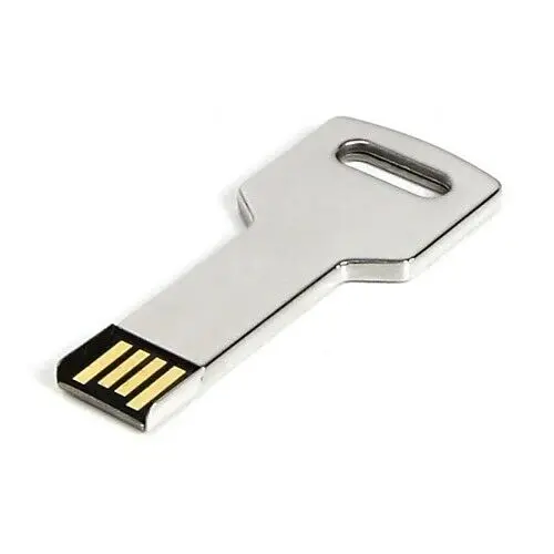 Silver Square Key USB Stick Silver Key USB Flash Drive - ANKUX.COM