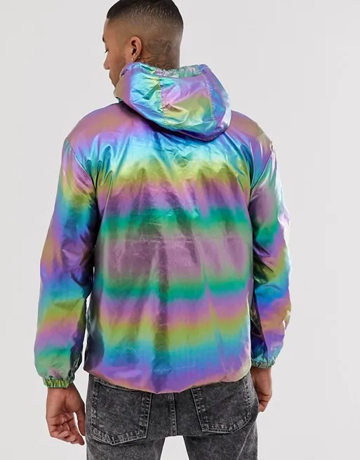 iridescent windbreaker