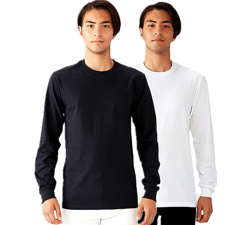 long sleeve t shirts 100 cotton