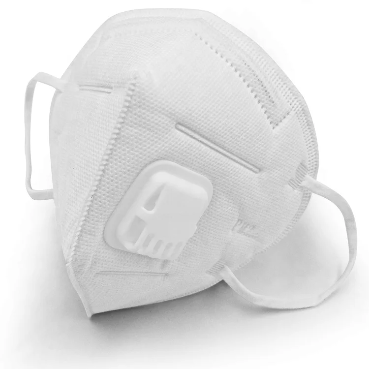 
With Exhalation Valve Vertical Fold KN95 Dust Mask with Design 
