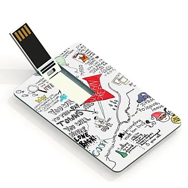 Wedding gift custom logo Credit card usb flash drive, advertising USB gifts business card 4gb 8gb 16gb 32gb pendrive - ANKUX.COM