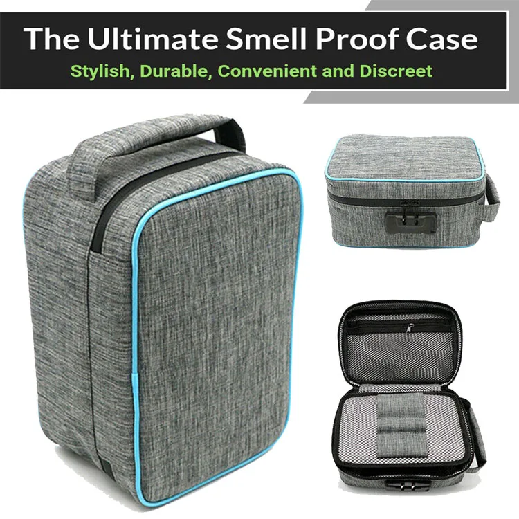 Reusable Smell Proof Herb Hemp Packaging Weed Stash Carbon Lined Odor