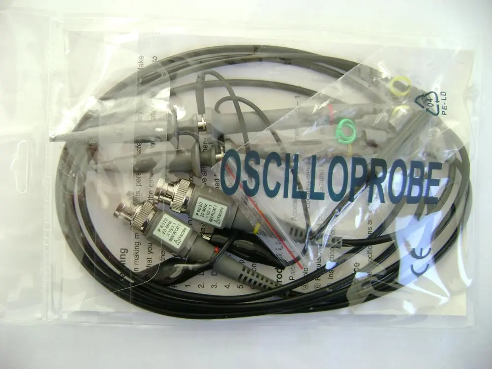 Oscilloscope Scope Clip Probes Kit P6020 20MHz X10/X1 For Tektronix HP X1 X10 