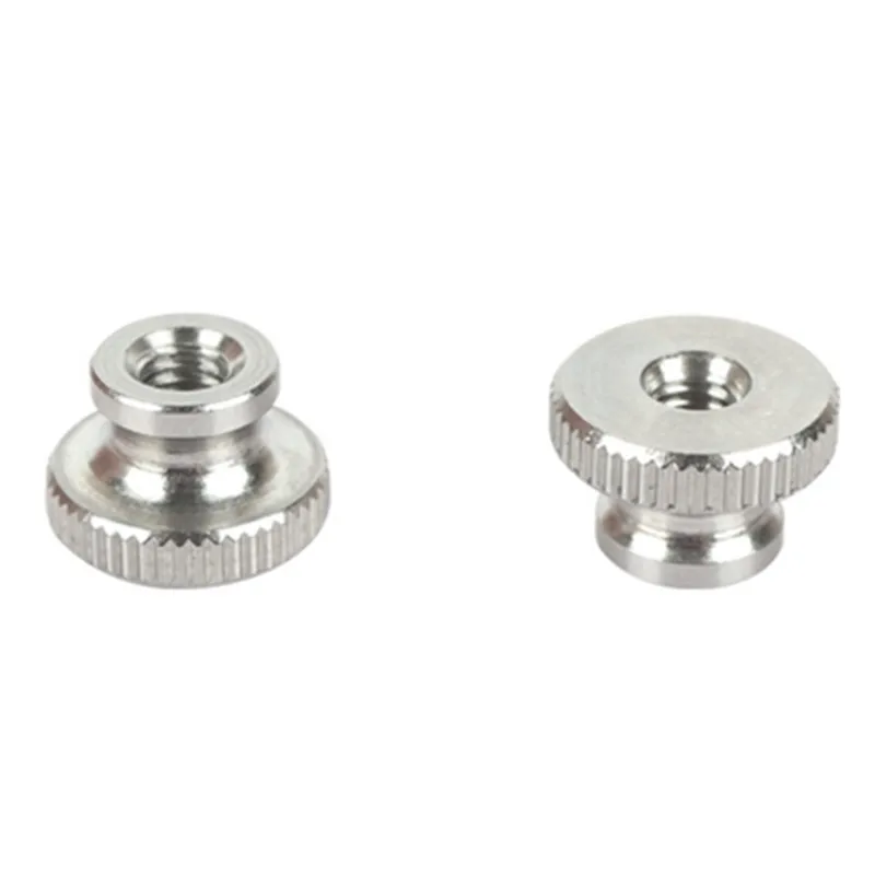 Din466 Uxcell Knurled Thumb Nuts M8 Round Knobs With Collar Knurl Thumb