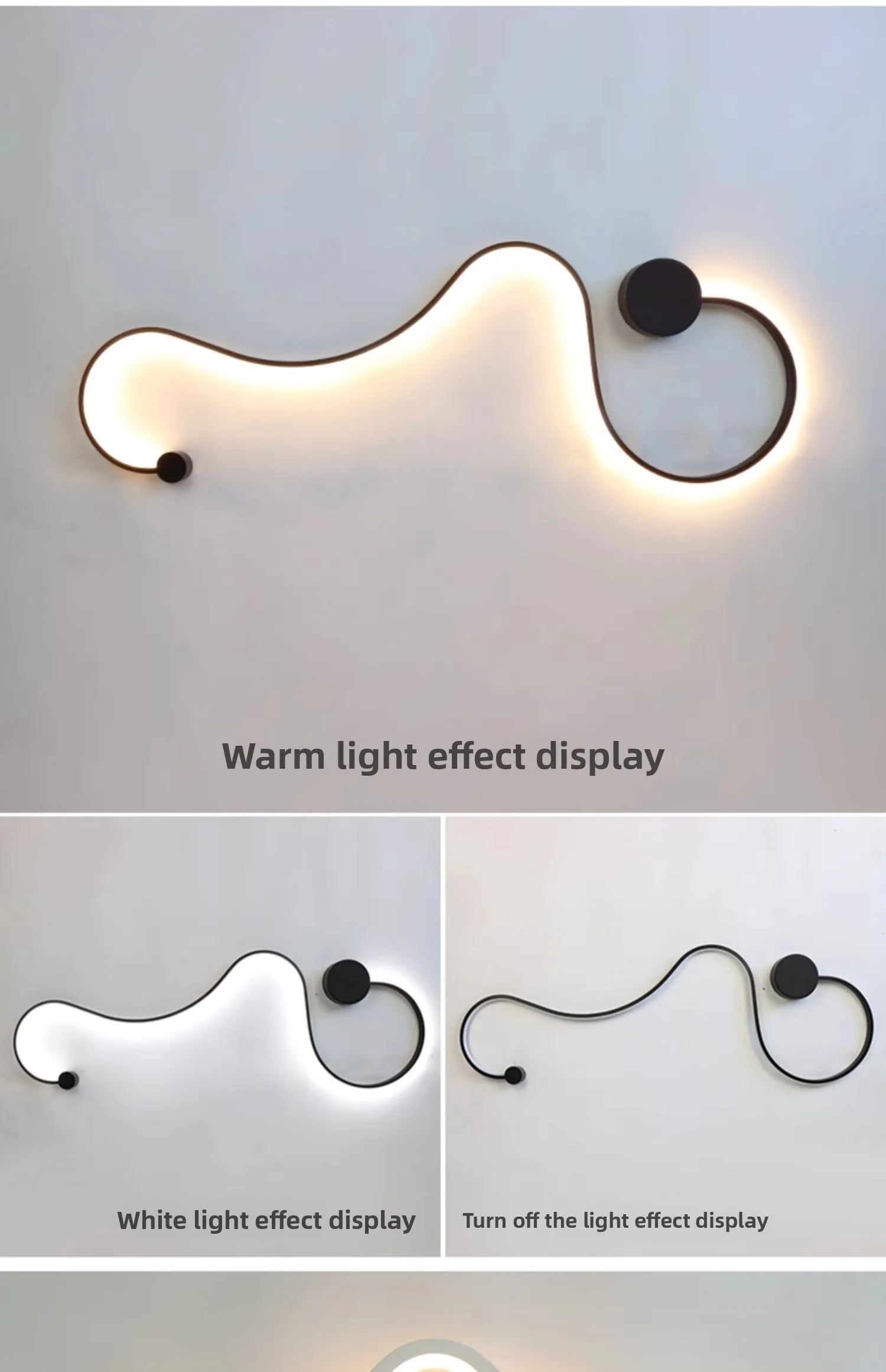 product indoor luxury design decorative home modern led creative wall lamp corridor bedroom bedside wall light-16