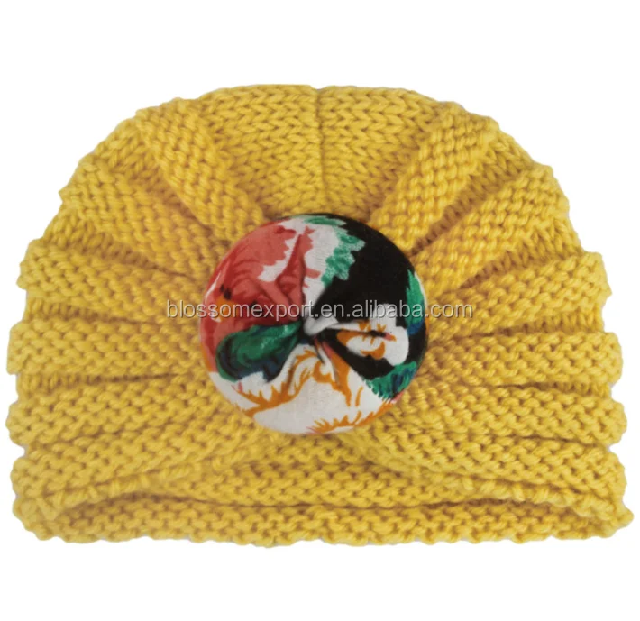 Doreen Bonnets Indiens Tricotes Pour Bebe Couvre Chef Nouveau Ne En Tricot Cotele Turban D Hiver Avec Boule De Donuts En Nylon Buy Crochet Bebe Fleur Chapeau Minions Bonnet Acrylique Crochet Hiver Turban Chapeaux Bonnets Avec Tissu En