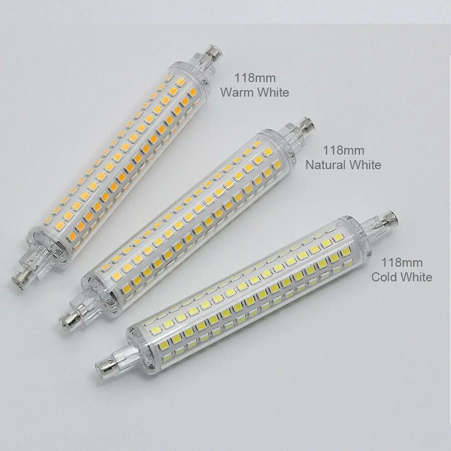 R7S 118mm 78mm LED 360 degree replacement halogen bulb aluminum profile heat dissipation