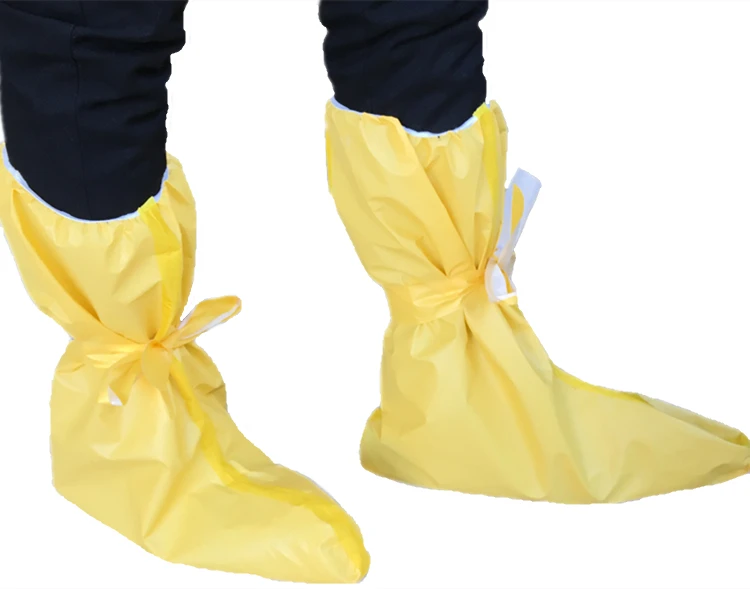 Yellow Non Slip Disposable Boot Cover - Buy Disposable Boot Cover,Non ...