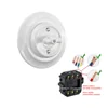 European old style ceramic rotary switch,retro white porcelain wall switch & socket