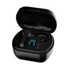 M16 スポーツ耳bluetoothsイヤホンV5.0 ワイヤレスヘッドフォンヘッドセットとスポーツのためのledバッテリー表示