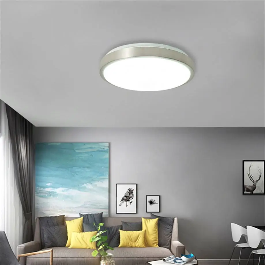 Adjustable 60Watt Fancy Fittings Bedroom Embedded Mounted Light Retro Iron Led Round Ceiling Lamp