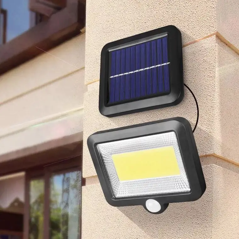 Spotlight Waterproof Body Split Type Outdoor Wall Lamps Security Sensor Motion Solar Outside Street Lights for Yard Garage