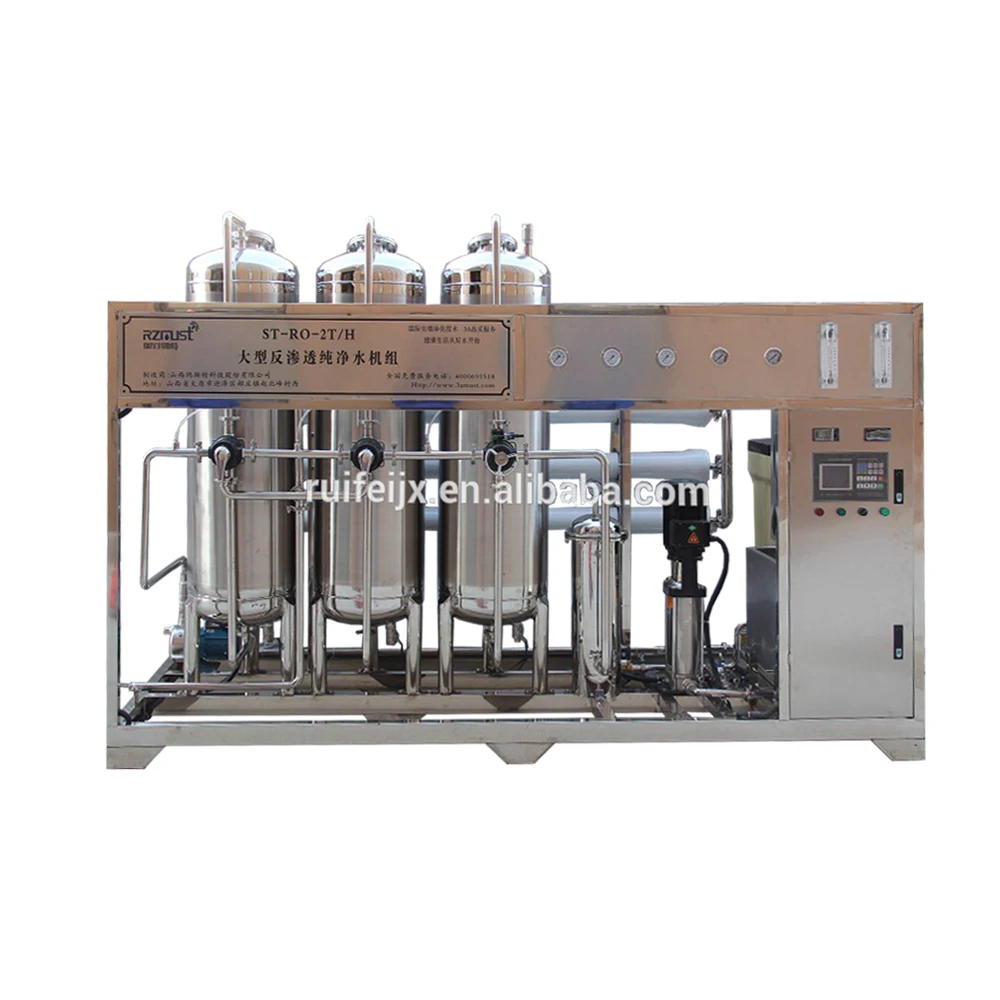 Stainless Steel 2000l/h Ro Pure Water Machine Producing Drinking Pure