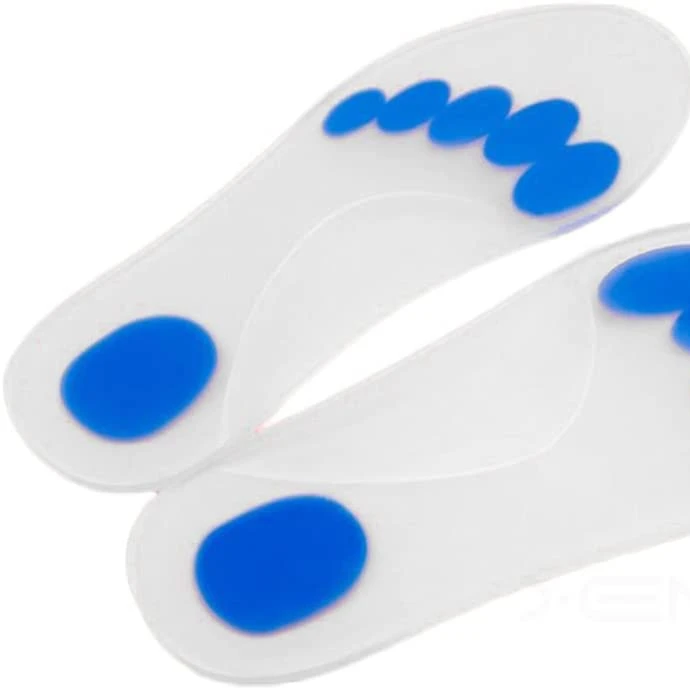 Silicone Gel Arch Support Insole Shock Absorption Slow Pressure 