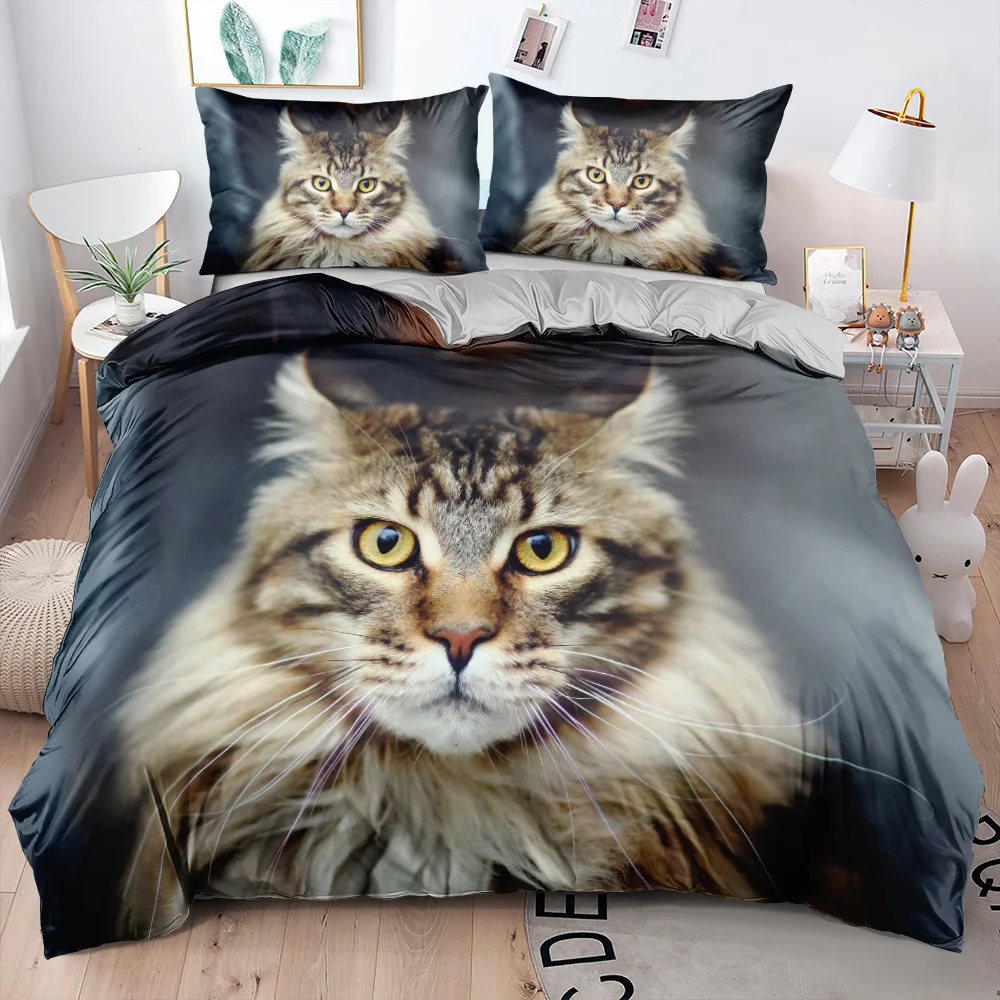 New On The Market 3d Digital Hd Printing Lovely Animal Bedding Four Pieces  Pet Bedding Kit Home - Buy Hot Selling Bedding Set,High Definition Animal  Prints Bedding Set,Sell High Definition Printing 3d