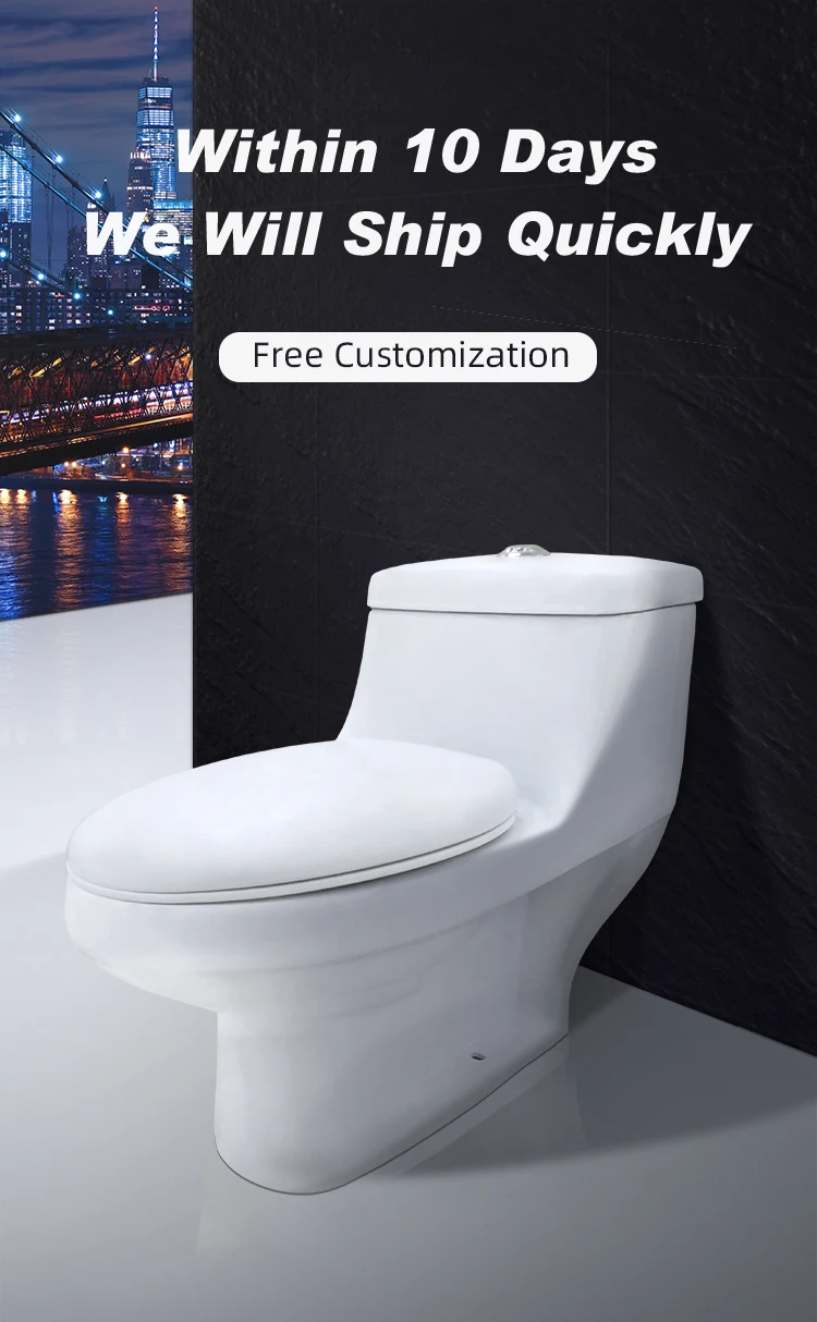 Goodone Sanitary Ware Bathroom S & P Trap Wc Cheap One Piece Toilet