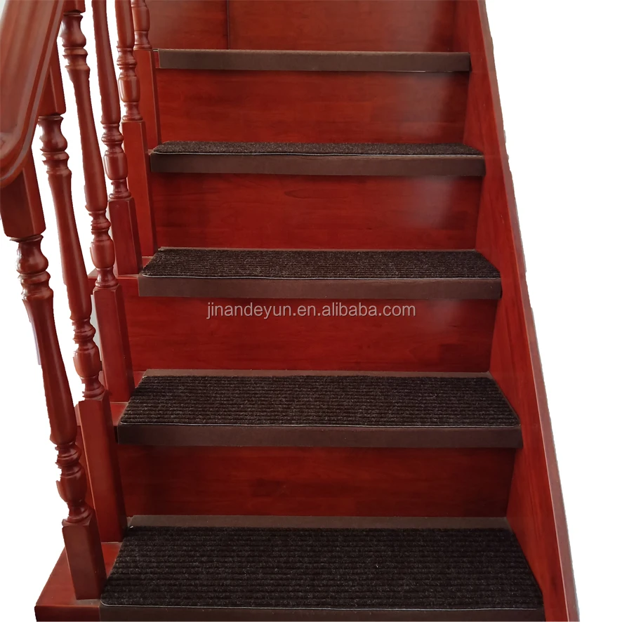 Carpet Stair Treads Set Of 15 Non Slip Skid Rubber Runner Mats Or Rug