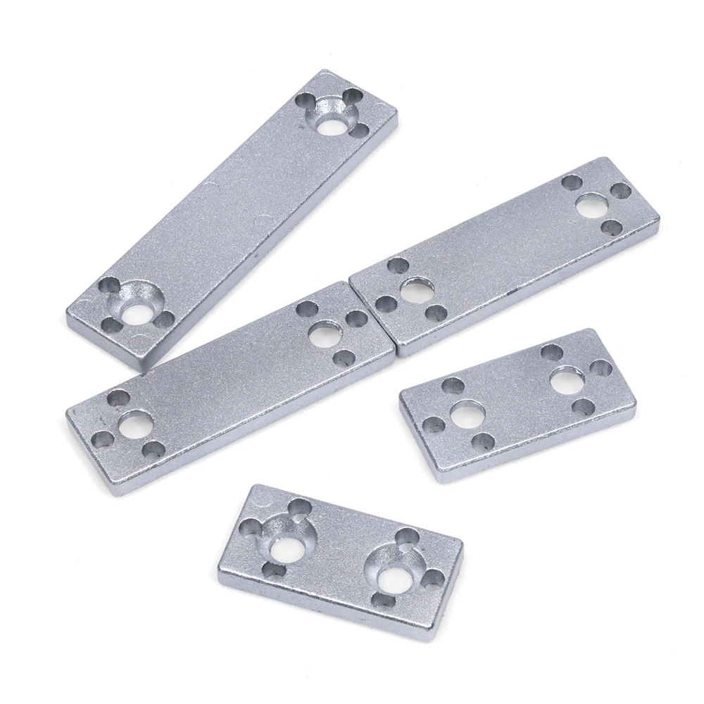 EN 20/2040/2060/2080 Aluminum Profile Zinc Alloy Fixing Block End Face Connecting Vertical Heat Sink Cutting manufacture