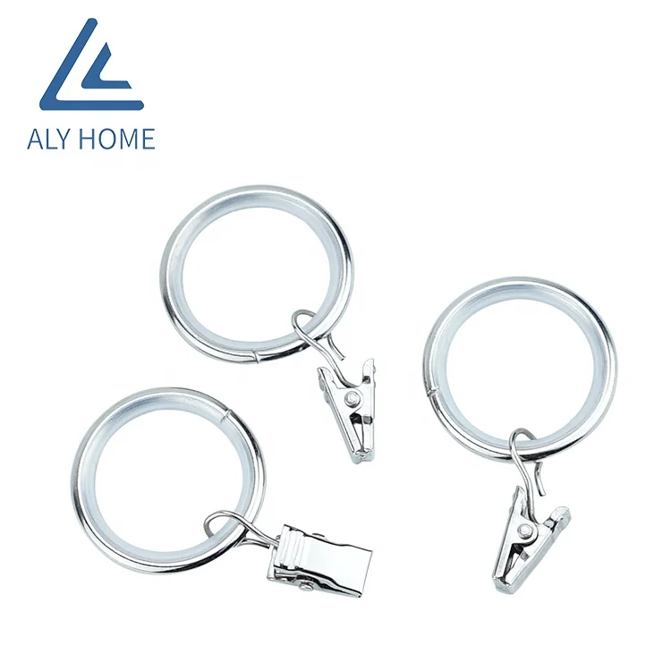 Curtain Ring With Clip For Curtain Rod Accessories Metal Ring Buy