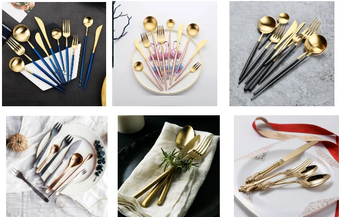 Tableware Brands Long Handle Dinner Fork Names of Cutlery Set Items