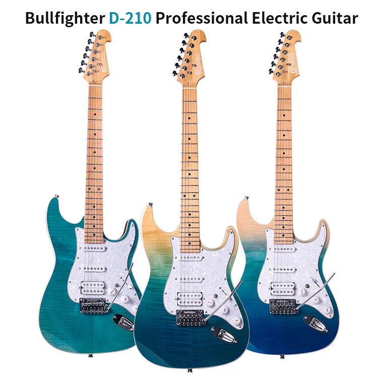 Bullfighter D210S Professional Electric Guitar Made in China Wholesale Factory Price