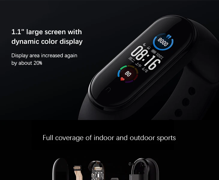 mi band 5 smart watch