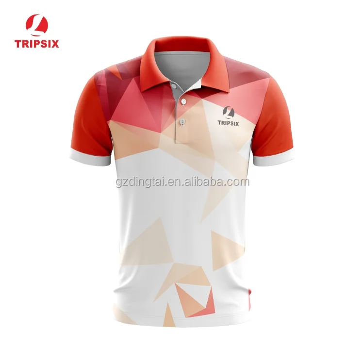 Costume Digital Print Sport Polo T Shirt
