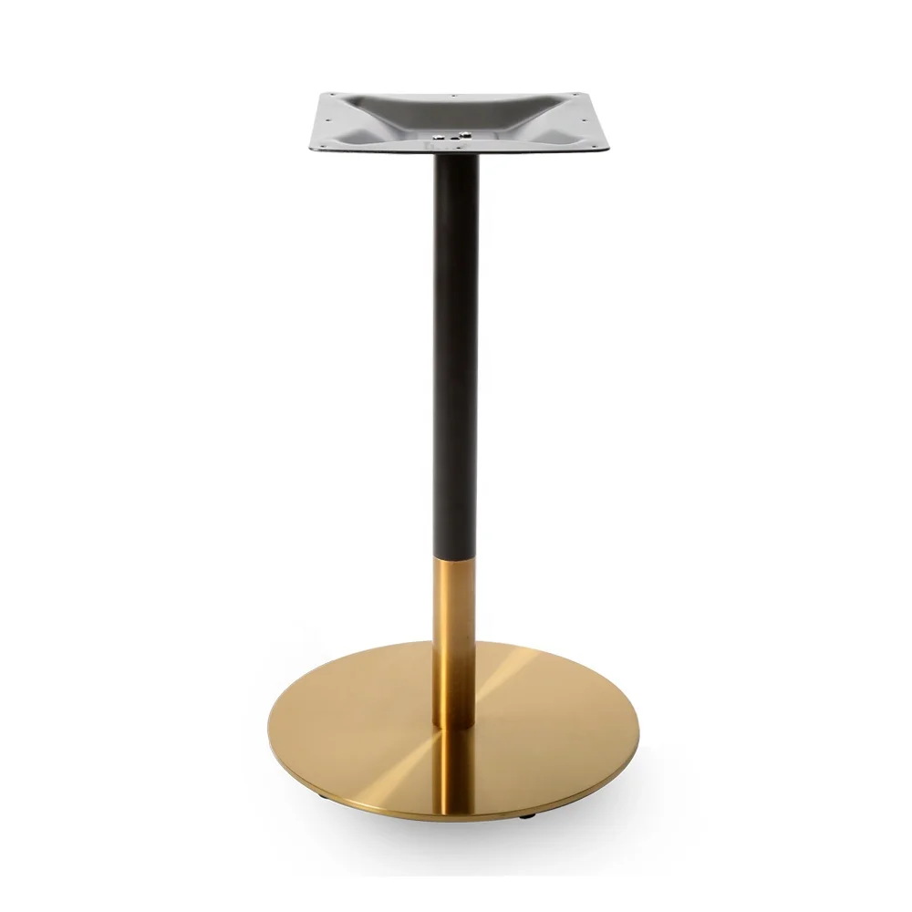 Chuangdi Brass table base chrome with round base and tube
