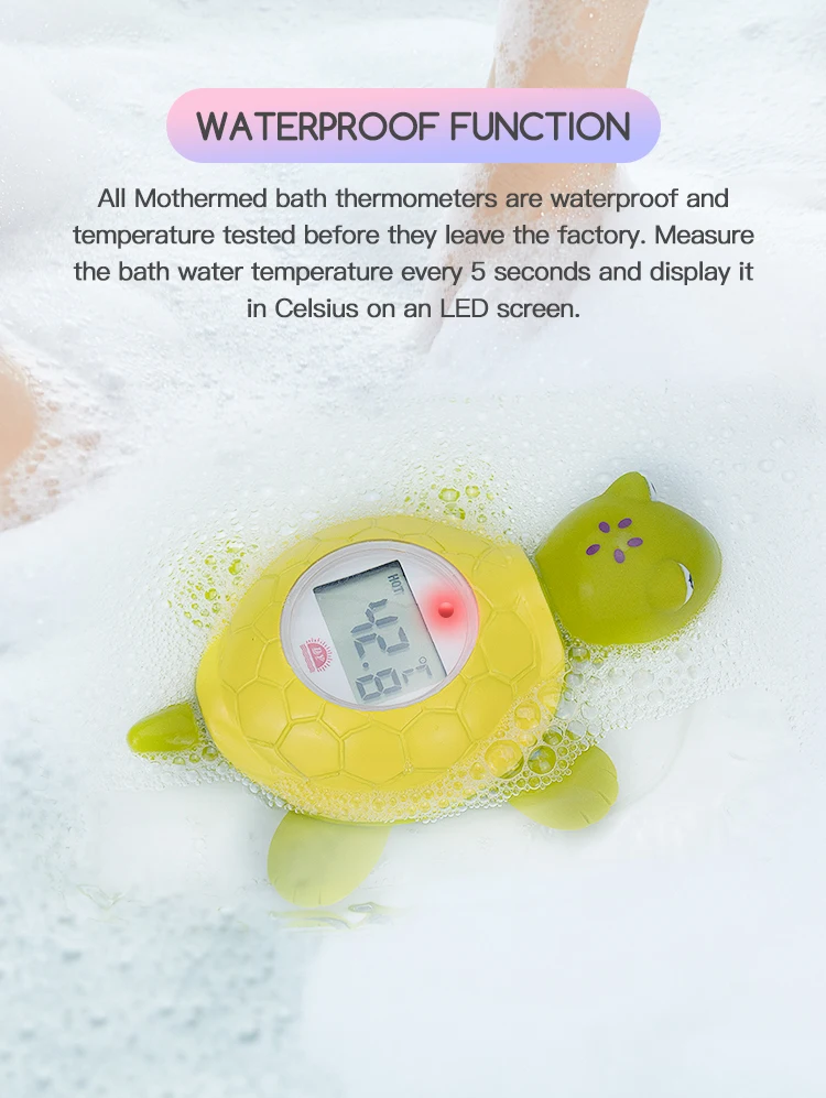 Kids Shower Floating Toy Digital Temperature Measuring Baby Bath Water