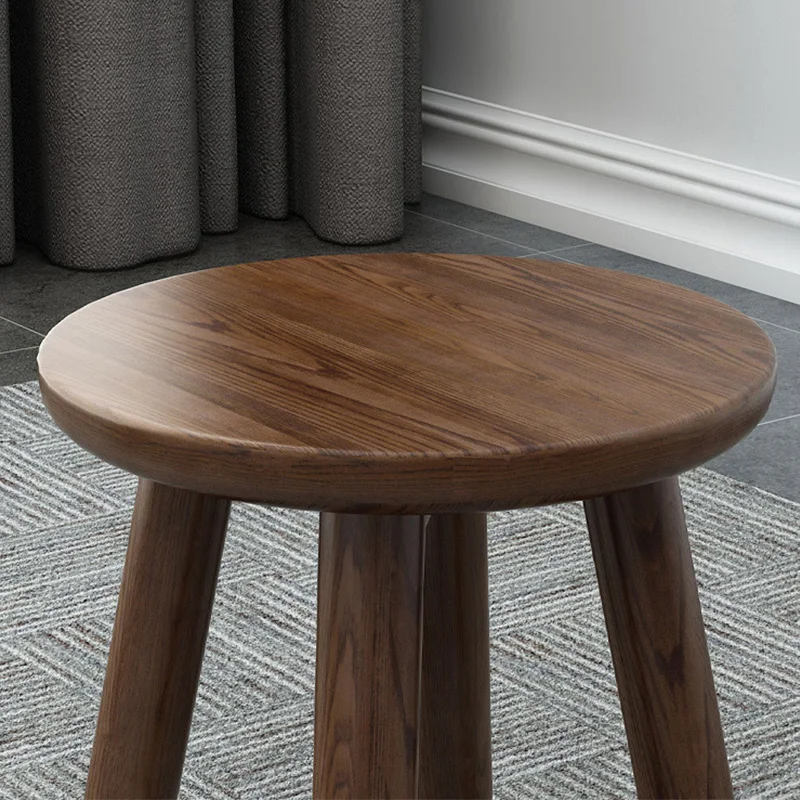 product-factory direct sales hot selling latest design new listing solid wood round stools-BoomDear -2