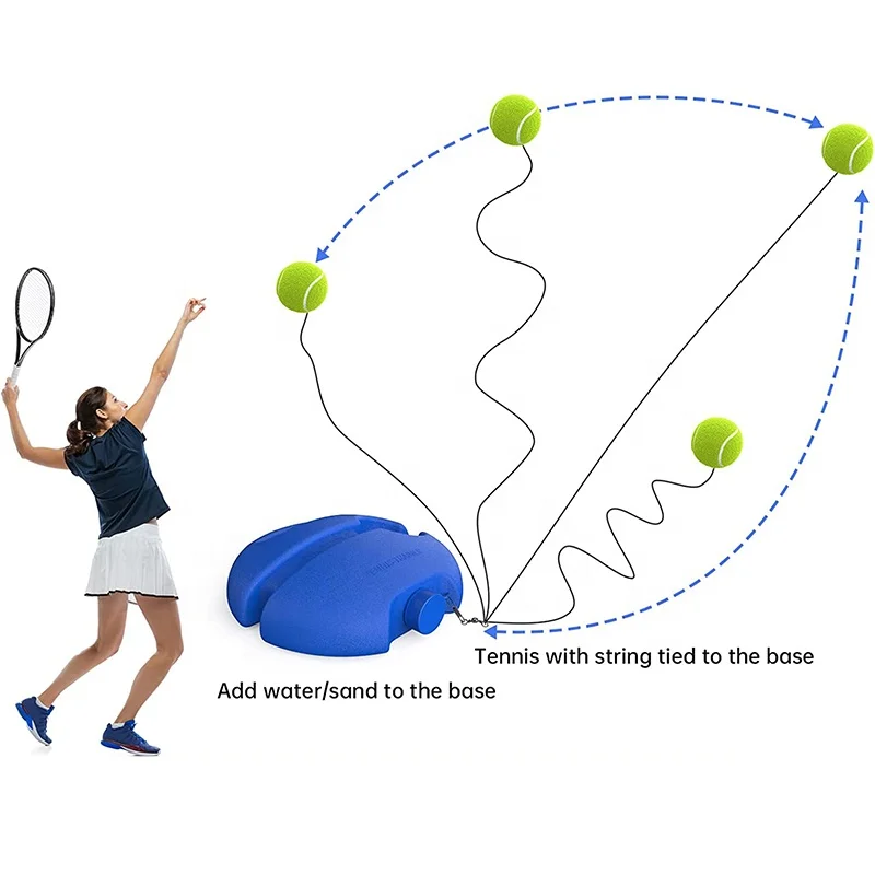 Next Gen Tennis Buddy Tennis Accessories Tennis Practice Trainer, Rebounder For Solo Practice, Tennis Pro Trainer Rebound Ball With Durable Base, Portable Tennis Pelotas De Tenis Tennis Buddy Trainer Nextgen