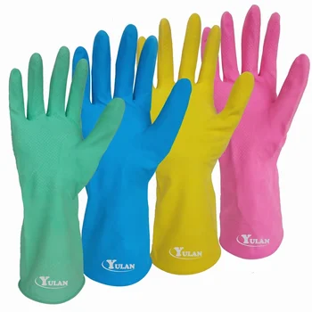 cleaning rubber gloves