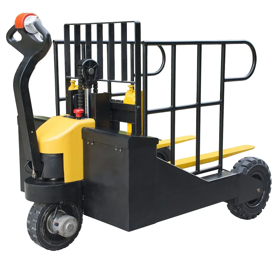 Rough Terrain Electric Pallet Truck 1300kg Capacity For Building Site