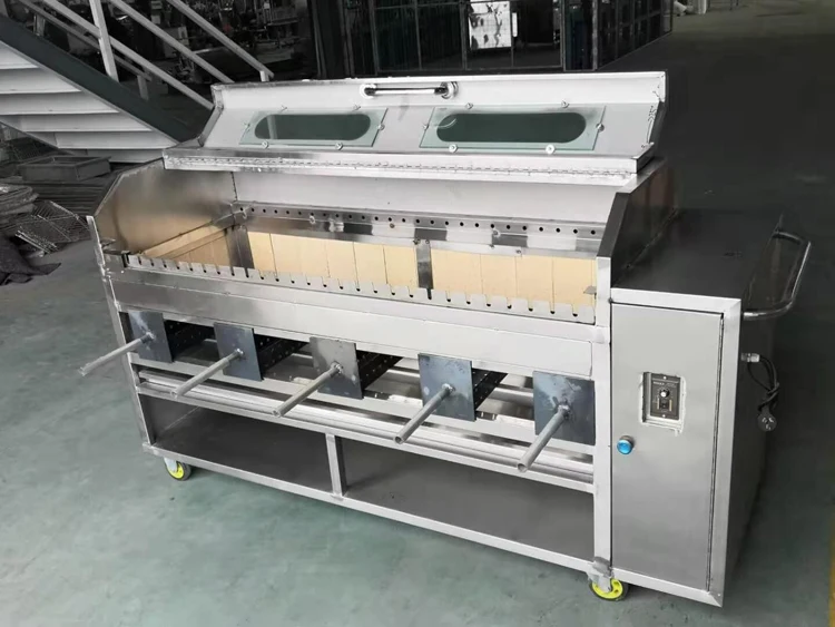 Automatic Rotate Roasted Chicken Grill Machine For Chicken Charcoal