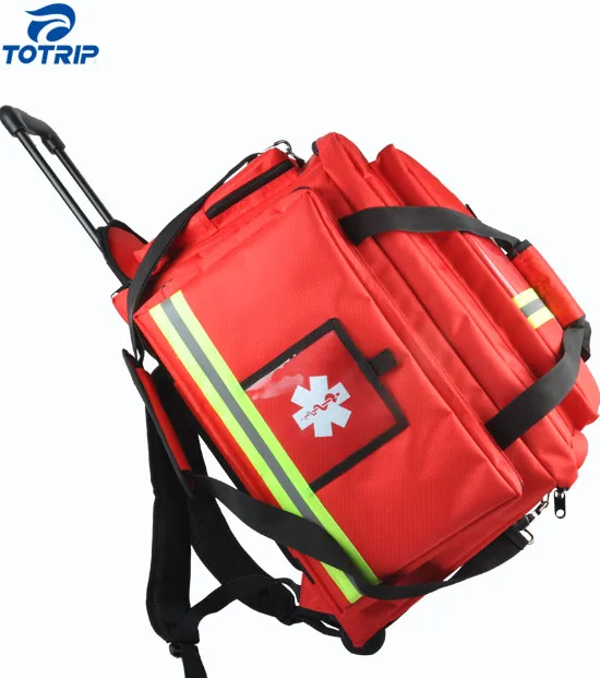 Waterproof Supper Capacity Empty Survival molle medical EMT Trauma trolley Bag 