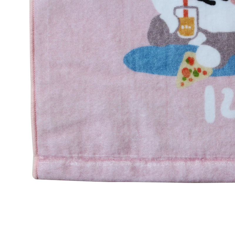Fashionable Cotton Printed Pink Facial Cloth Kids Hand Towel Custom Logo