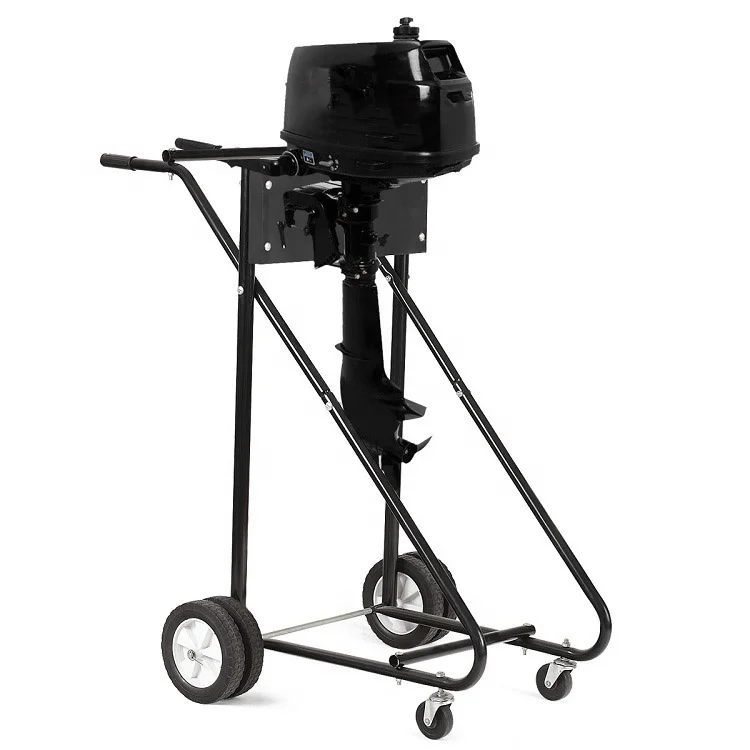 Foldable Outboard Boat Motor Trolley Stand Engine Stand Storage