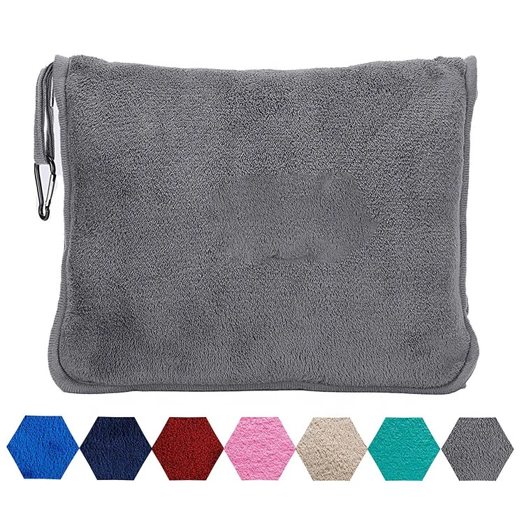 Travel Blanket Luxury Travel Set 100 Pure Memory Foam Pillow And Super Soft Fleece Blanket