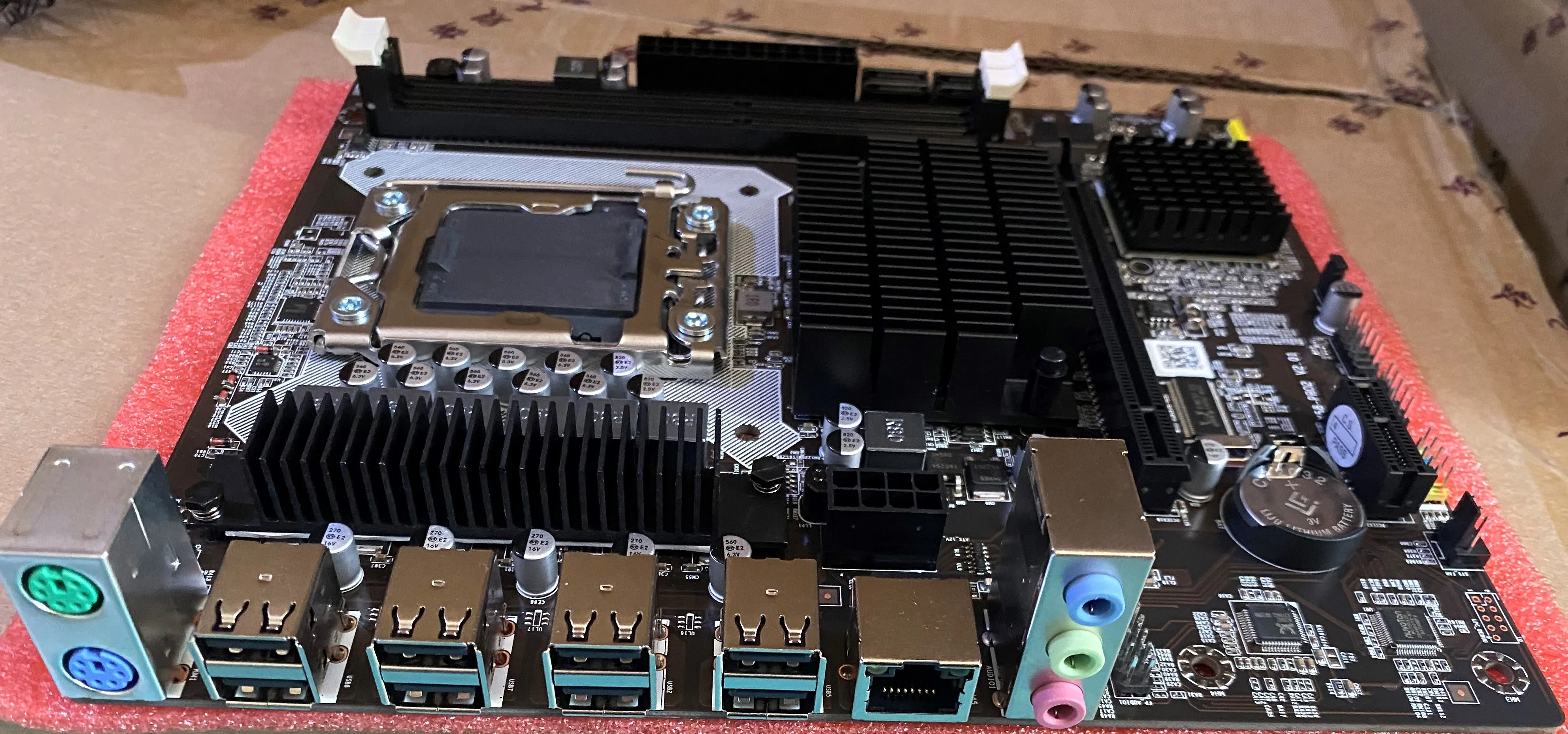 主板x58 桌面支持英特尔lga1356 xeon cpu micro-atx - buy mother