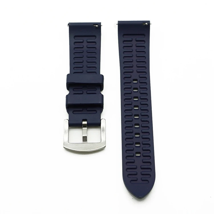 Premium-grade Fluorine Rubber Watch Strap 20mm 22mm 24mm Quick Release ...